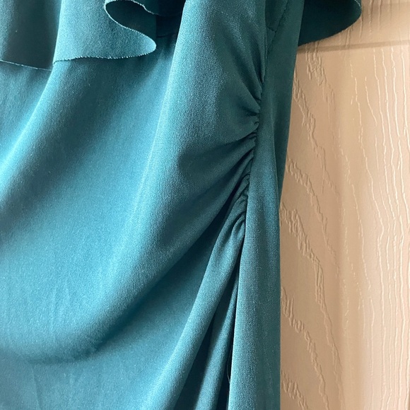 Green Ruffled Dress - Picture 6 of 6